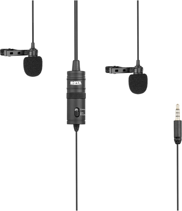 Immagine prodotto Boya BY-M1DM Doppio Lavalier