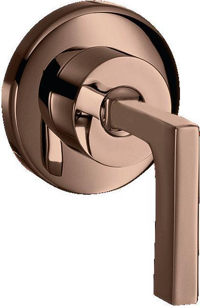 Produktbild hansgrohe Axor Citterio Absperrventil Unterputz mit Hebelgriff DN15 / DN20