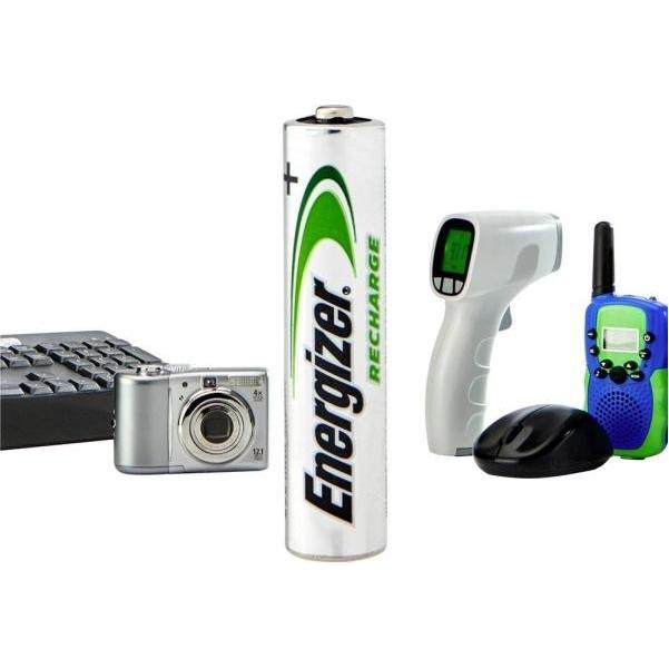 Energizer Micro AAA -Akku NiMH 1.2 V 2 St (2 pz., AAA / LR03 / Micro / R03 / AM4 / MN2400 / KR03), Batterie + pile