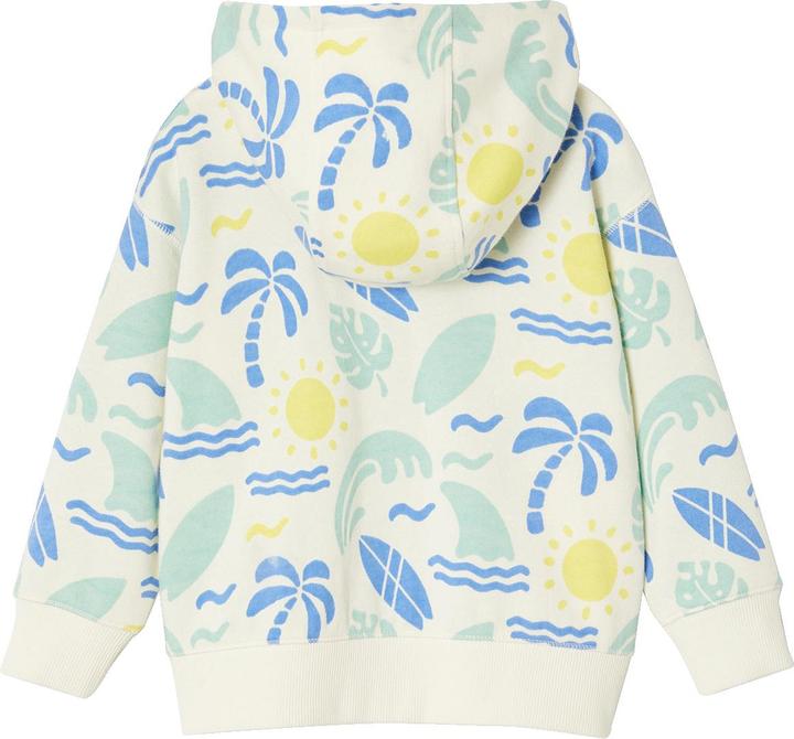 Produktbild Vertbaudet Jungen Kapuzensweatjacke mit Surferprints allover (158)