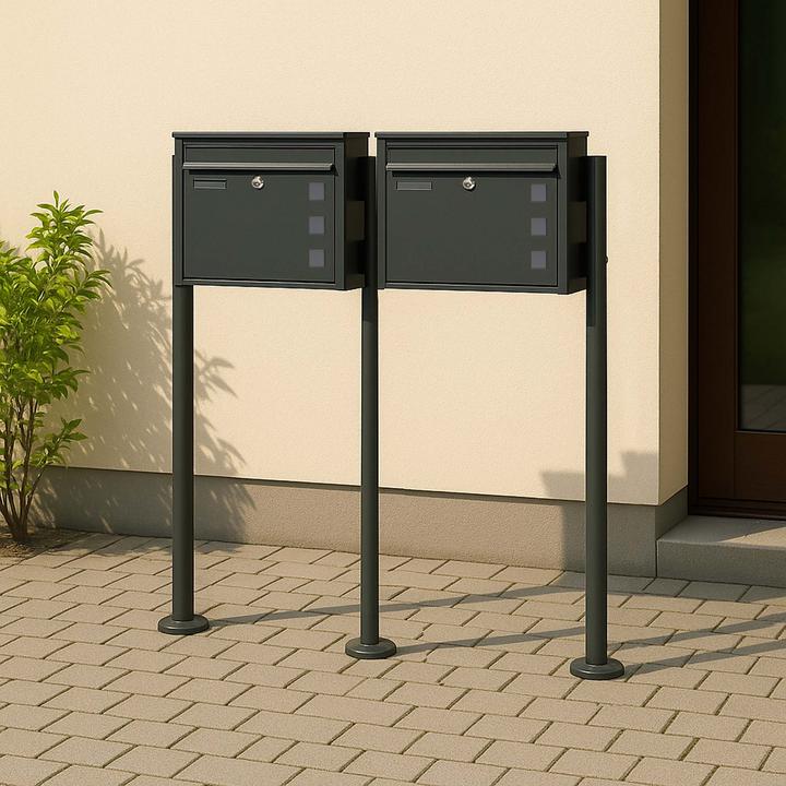 Produktbild Wiltec 2er Set Briefkasten