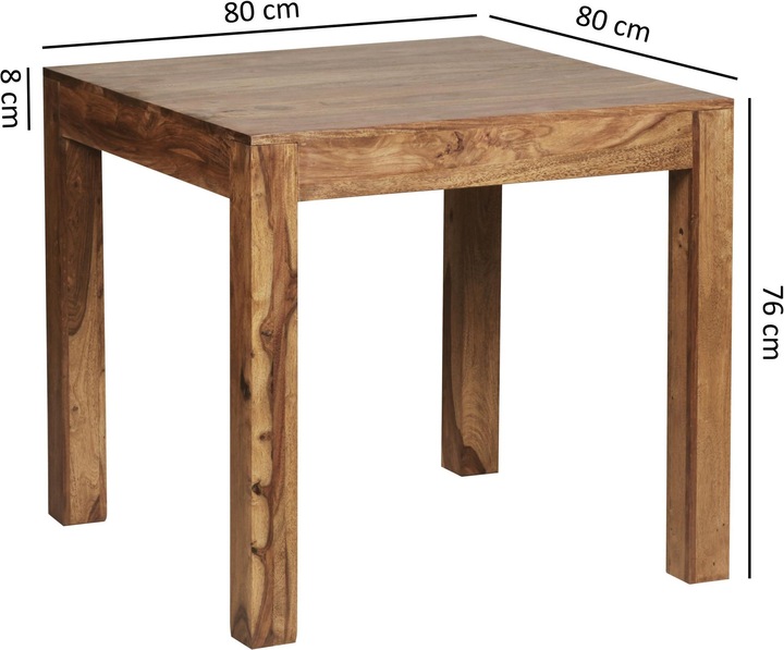 Actual product image Wohnling Mumbai (80 x 80 x 76 cm)