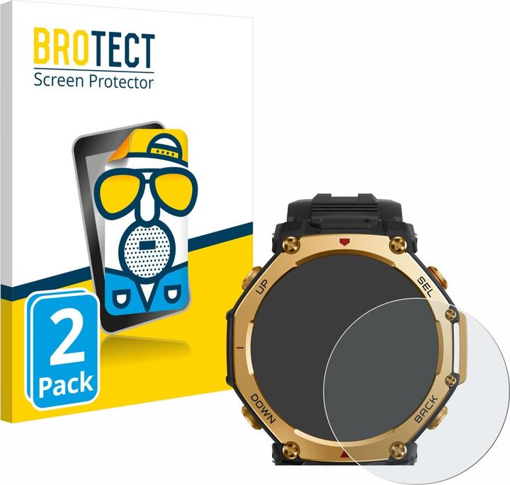 Produktbild BROTECT Entspiegelungsfolie für Huami Amazfit T-Rex 3 Pro (48 mm) Displayschutz Displayschutzfolie Folie