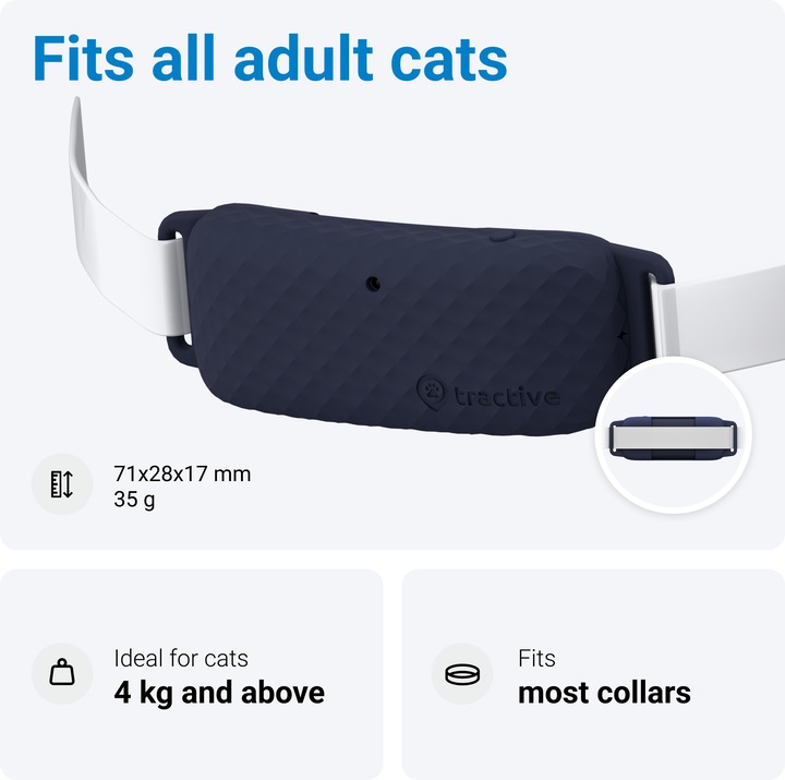 Immagine prodotto Tractive GPS 4 Localizzatore GPS per gatti (Gatto)