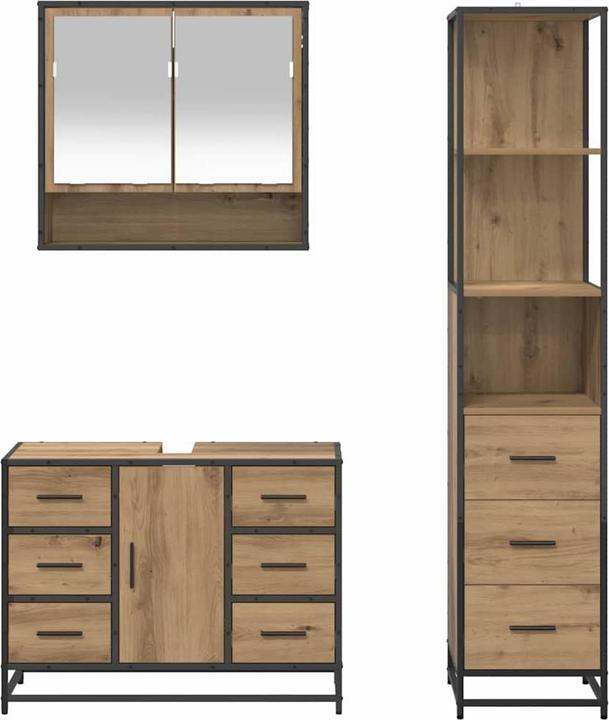 Produktbild vidaXL Badezimmermöbel-Set