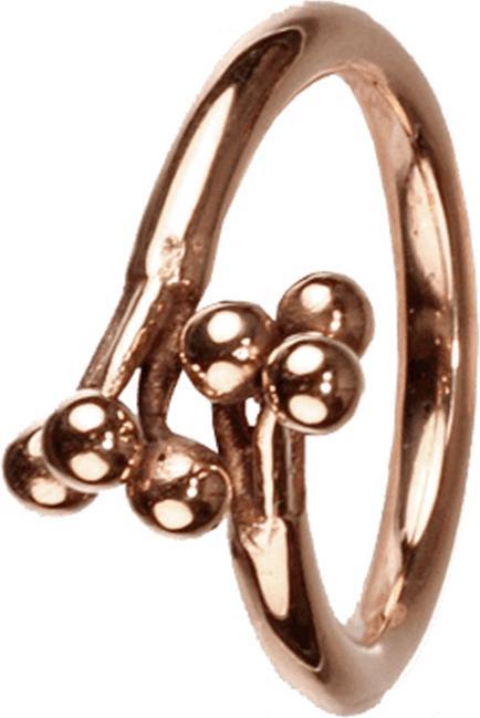 Produktbild Star Piercing Ring rosegold drei Kugeln (57)