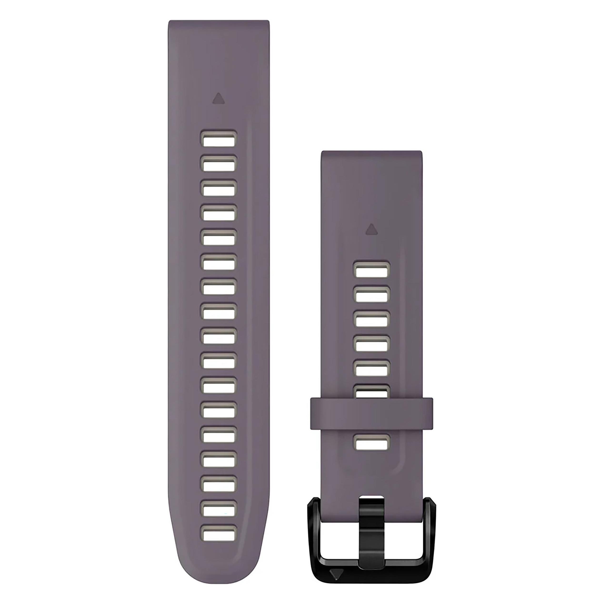 Garmin Silikonarmband, Quickfit, 20mm, Orchidee/light Sand (20 Mm, Silikon), Uhrenarmband, Rosa