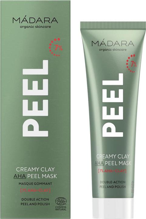 Madara Natürliche Peeling Maske 7% Milchsäure & mikrofeine Tonerde - 60ml - Mádara (60 ml)