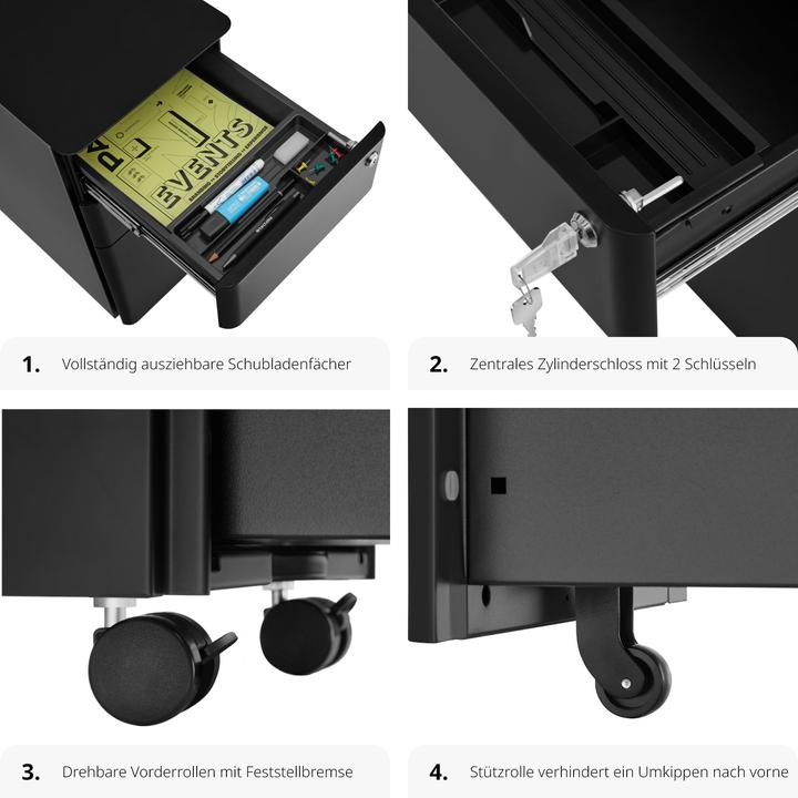 Actual product image tectake Parvus (30 x 50 x 59.5 cm)