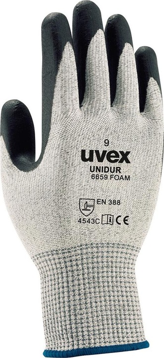 Actual product image Uvex Safety Nitrile working glove size (6)