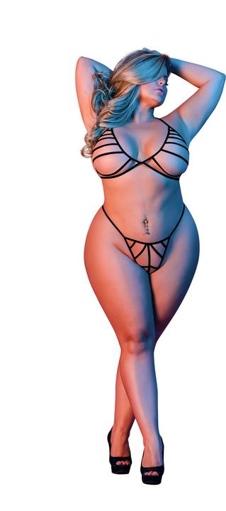 Produktbild Magic Silk Strappy Bra & G-Set (XXL)