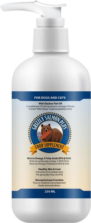 Immagine prodotto Grizzly Olio di salmone selvaggio Salmon Plus (Senior, Adulto, 1 pz., 270 g)