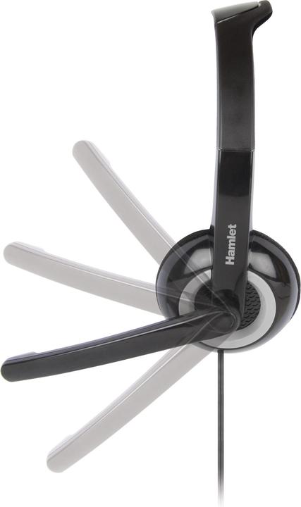 Immagine prodotto Hamlet Smart Cuffia Padiglione auricolare Connettore 3.5 mm Nero, Argento (Cablato)