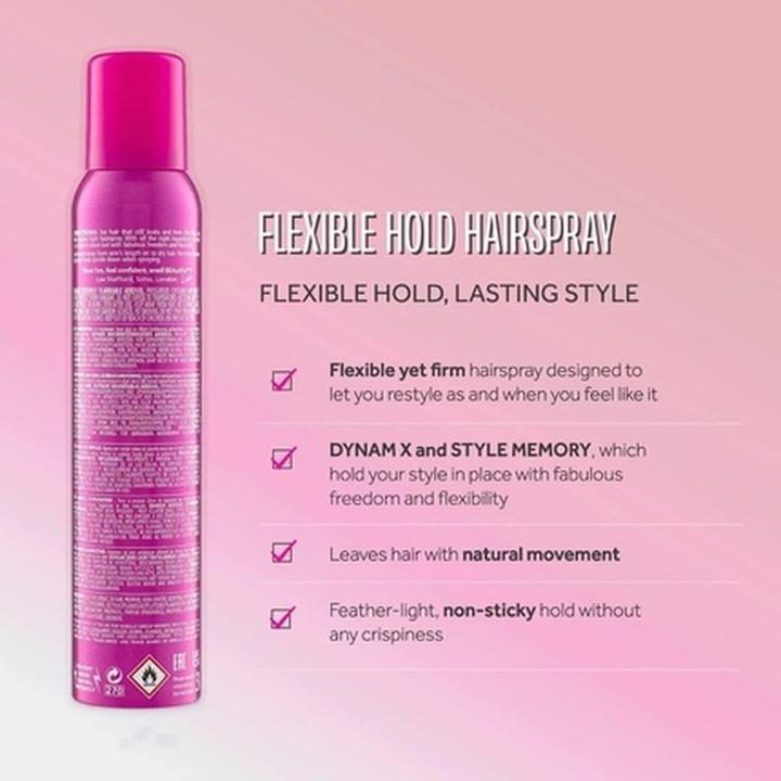 Immagine prodotto Lee Stafford Fat 'N' Flexible Fat Flexible Hold Hair Spray 200ml (200 ml)