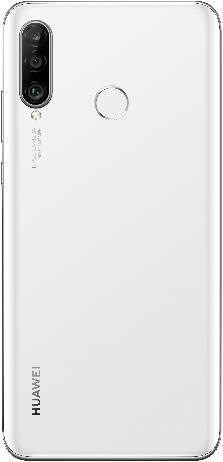 Actual product image Huawei P30 Lite (4GB) (128 GB, Pearl White, 6.15", Hybrid Dual SIM, 48 Mpx, 4G)