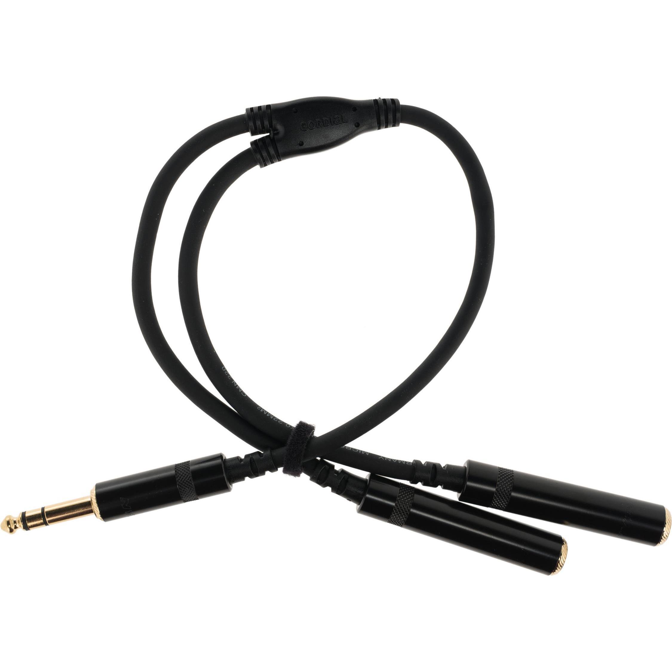 Thumbnail - Cordial Cfy Vkk (0.30 m, 6.3mm Klinke (Jack)), Audio Kabel
