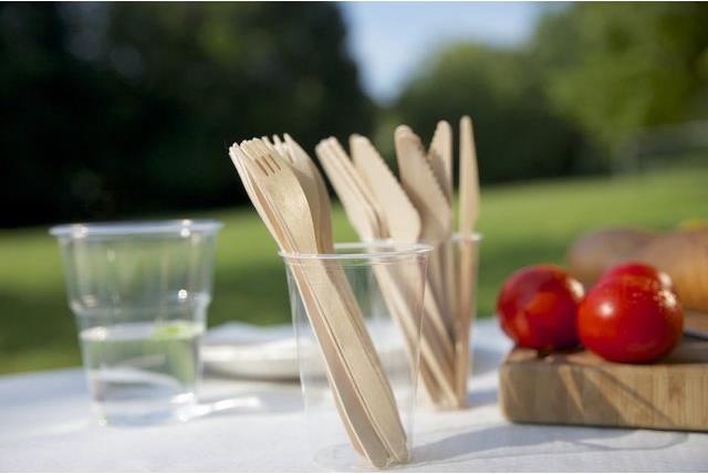 Actual product image Papstar Wood forks pure (100 x)