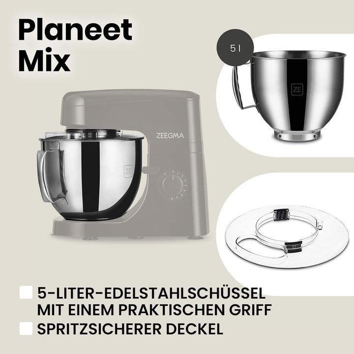 Produktbild Zeegma Planeet Mix (1800 W, 5 l)