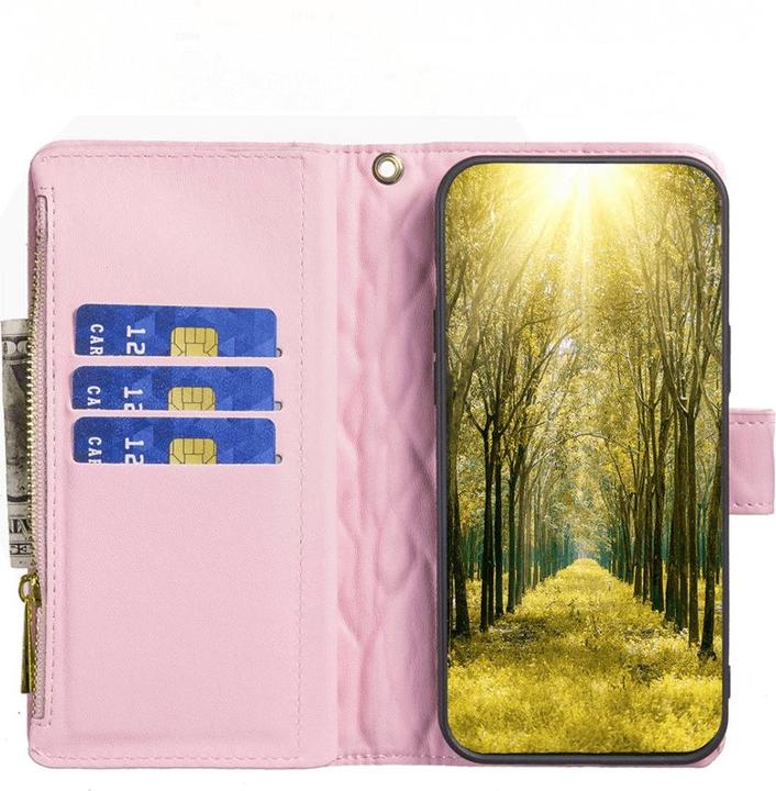 Produktbild Binfen Color Xiaomi Redmi 12C - BINFEN Brieftaschen Hülle rosa (Xiaomi Redmi 12C)