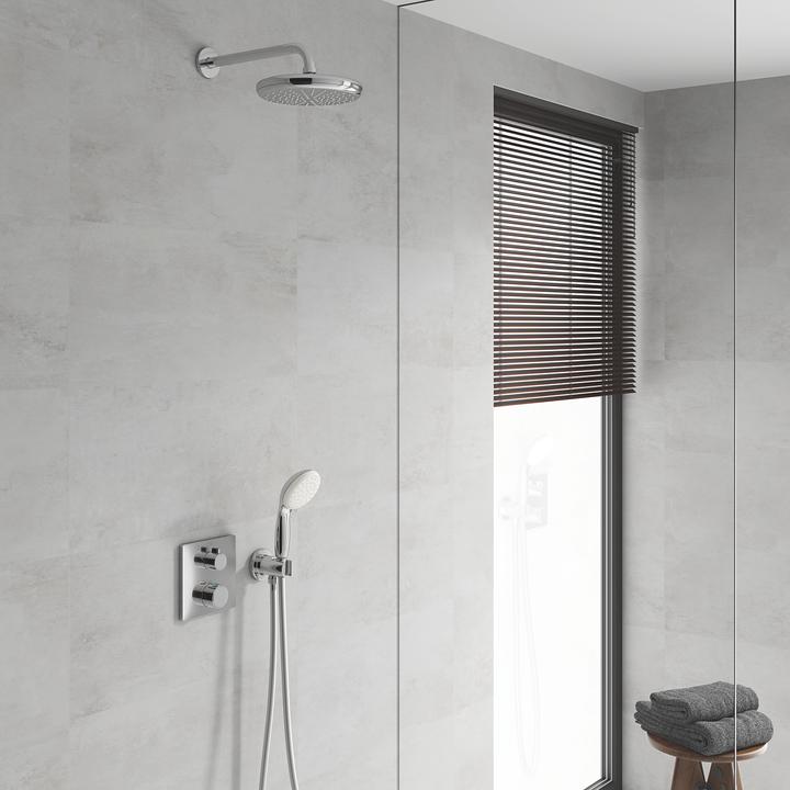 Actual product image Grohe Grohtherm shower system UP with Tempesta 210