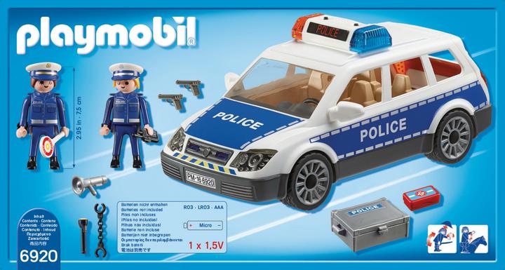 Image du produit Playmobil Voiture d'intervention de la police (6920, Playmobil City Action)