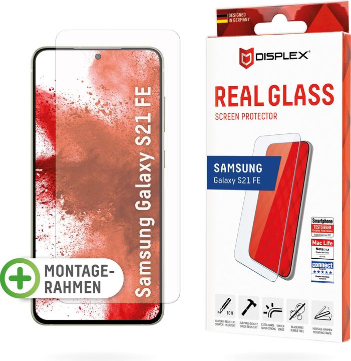Produktbild Displex Real Glass, 2D Panzerglas (1 Stück, Samsung Galaxy S21 FE 5G)