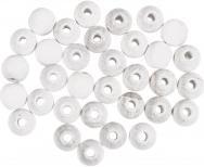 Produktbild Rayher Holzkugeln gebohrt FSC 100%, matt, 8mm ø, weiss