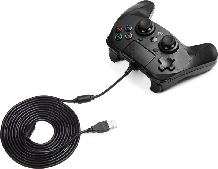 Actual product image Snakebyte Pad 4 S wired PS3/PS4 controller 3m - black (PS3, PS4)