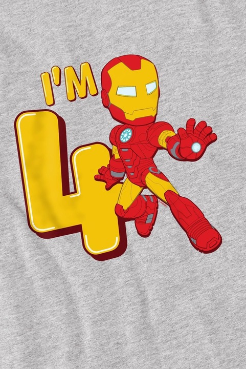 Produktbild Iron Man TShirt 4. Geburtstag (116)