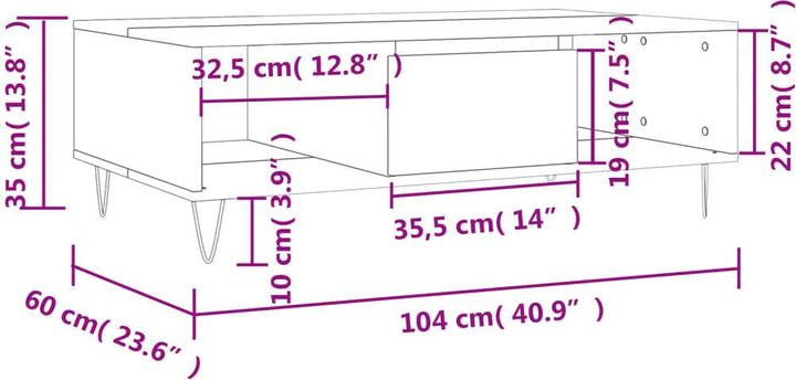 Image du produit vidaXL Couchtisch