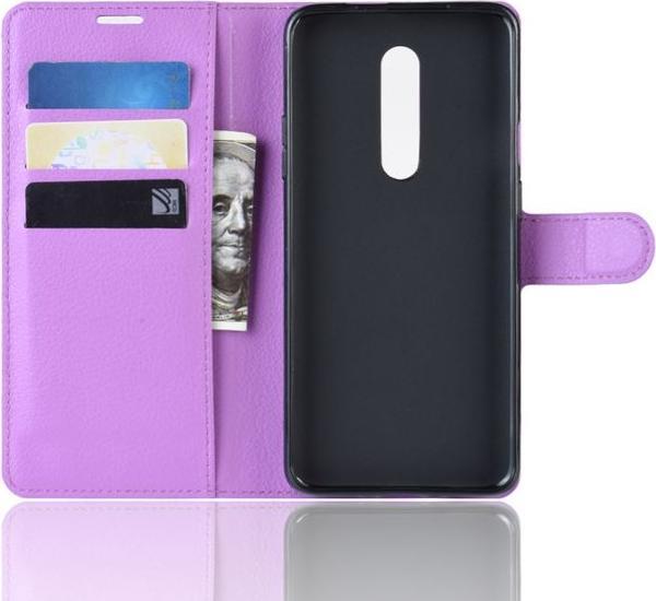 Actual product image MU Classic Litchi Leather Bookcover Series (OnePlus 7 Pro)