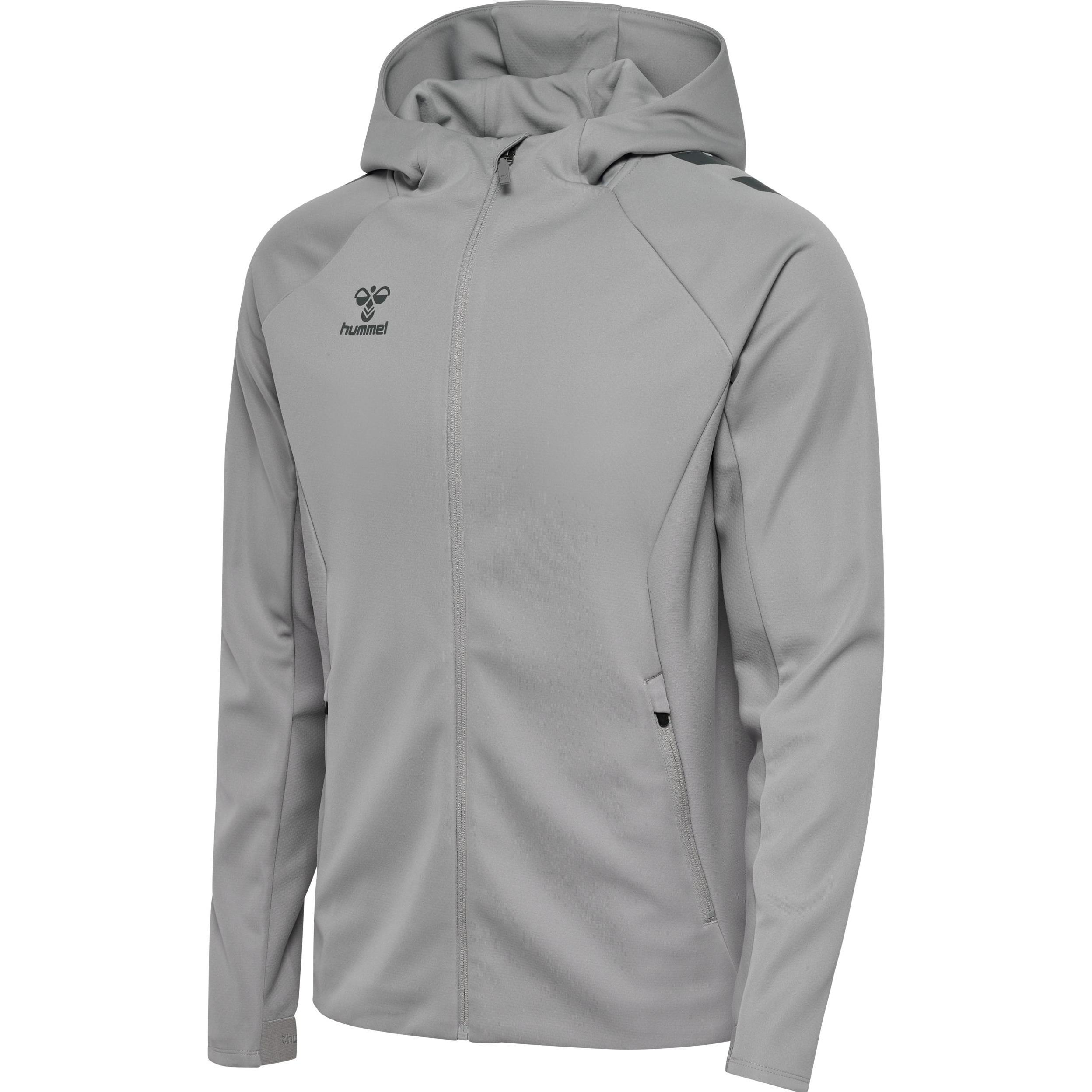 hummel, Herren, Pullover, hmlCIMA 2.0 ZIP HOODIE, Grau, (L)