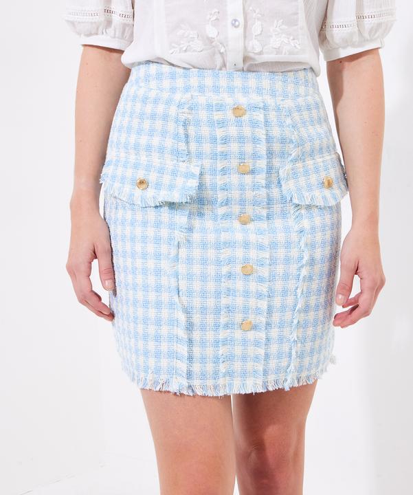 Produktbild Joe Browns Checked Button Detail Mini Skirt (38)