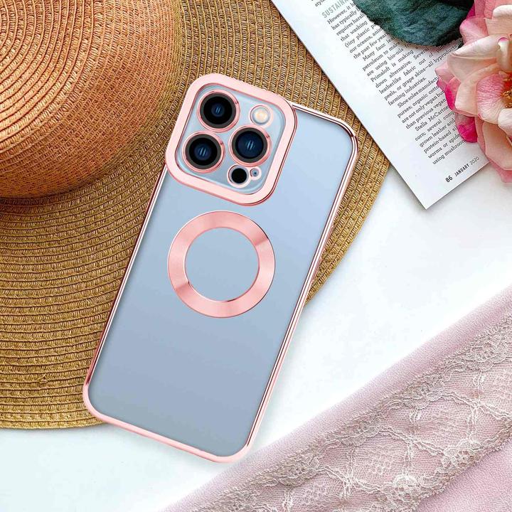 Actual product image Cadorabo TPU Chrome Case with Camera Protector for Apple iPhone 13 PRO MAX (Apple iPhone 13 Pro Max)