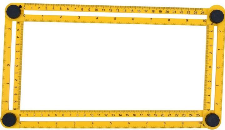Produktbild Vorel Multifunktionales Messlineal Winkelmesser 250 mm