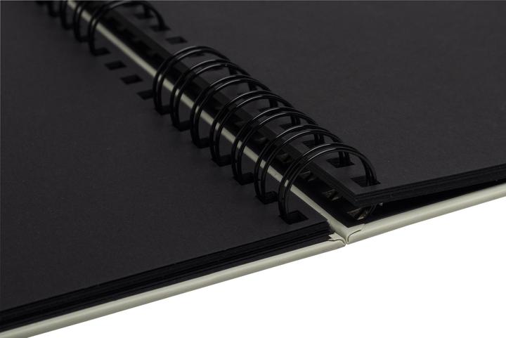 Actual product image Exacompta Album photo à spirales 50 pages noires Instants - Vert pâle (32 x 22 cm)