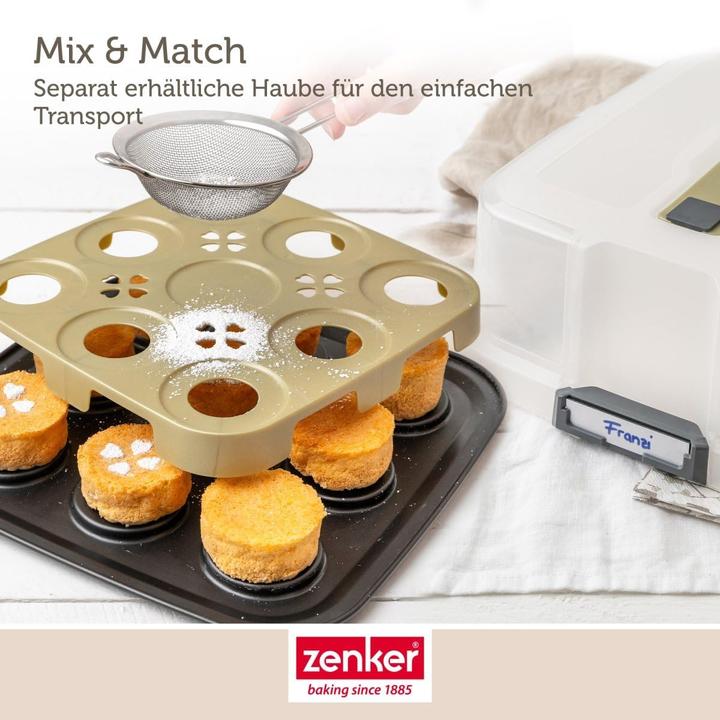 Produktbild Zenker Bake & Go Serie 9er-Törtchenblech mit Transportdeckel
