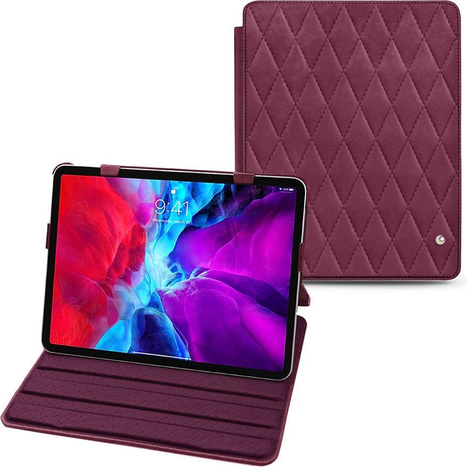 Noreve Lederschutzhülle horizontal (IPAD PRO 12.9 2021), Tablet Hülle, Violett