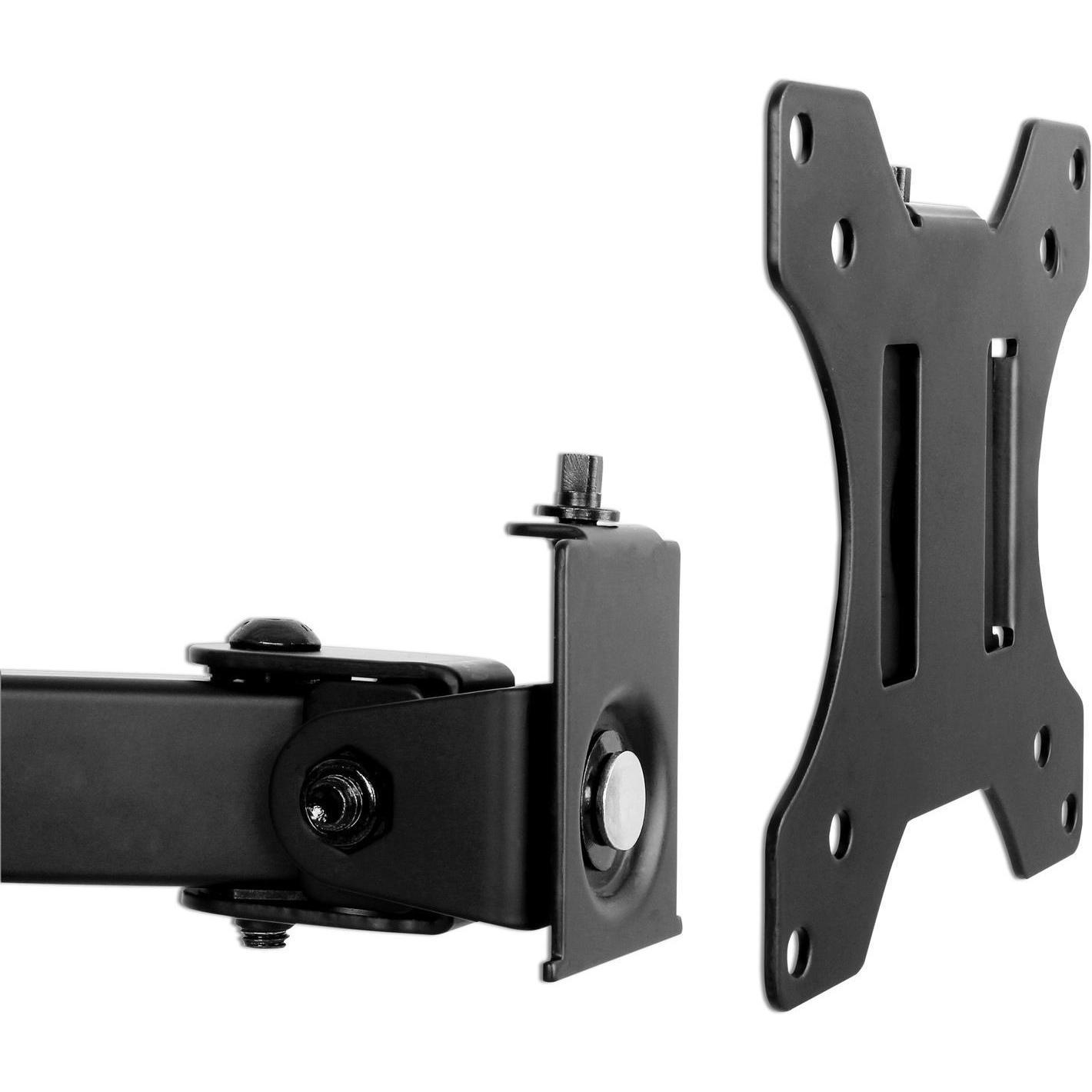 Thumbnail - V7 Dual-Desktop (Tisch, 32"), Monitor Halterung, Schwarz