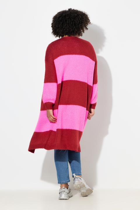 Produktbild Angel of Style Long-Strickjacke, Straight Fit, Blockstreifen (46, 48)