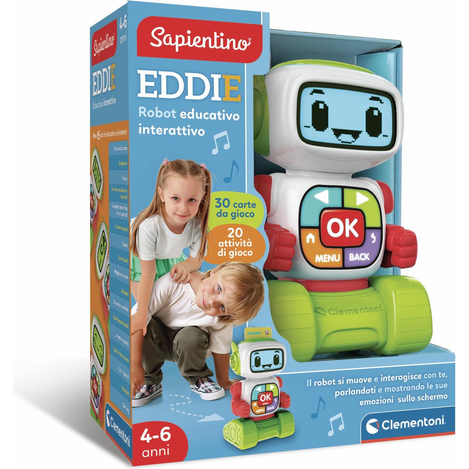 Clementoni Multicolore Eddie Robot Educativo (4 - 6 Anni)