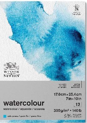 Winsor & Newton Watercolour pad cold 300g 18x25cm 12pages (300 g/m²)