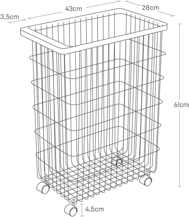 Actual product image Yamazaki Laundry basket (55 l)