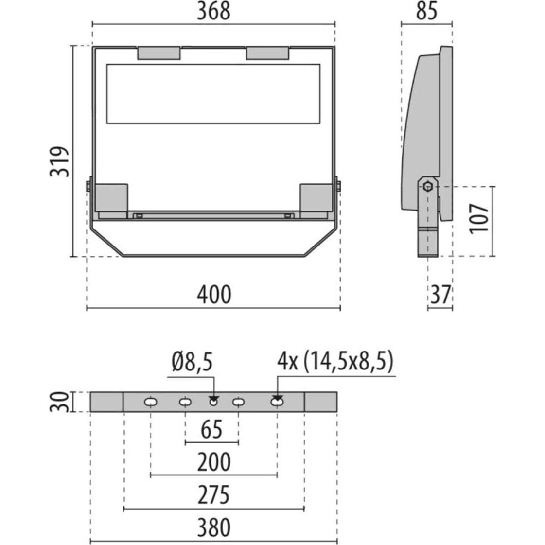 Thumbnail - PiL, Fassadenbeleuchtung, LED-Scheinwerfer (13000 lm, IP66)