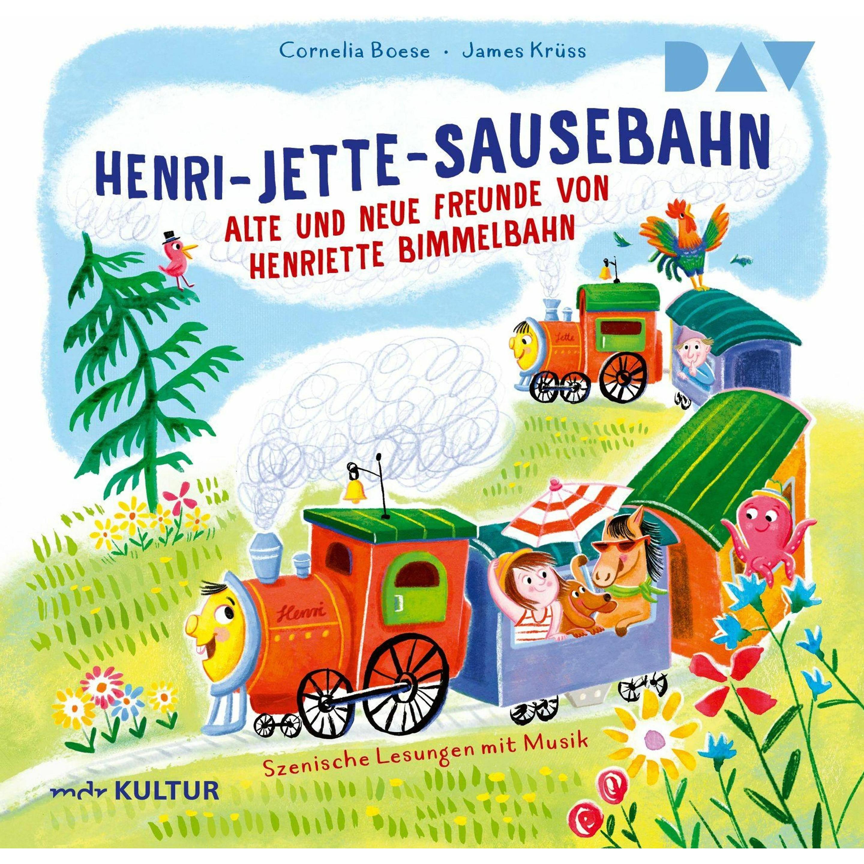 Henri-Jette-Sausebahn – Alte und neue Freunde von Henriette, Audiolibri di Giacomo Krüss, Cornelia Boese, Pina Gertenbach, Cittadino Lars Dietrich, Uw