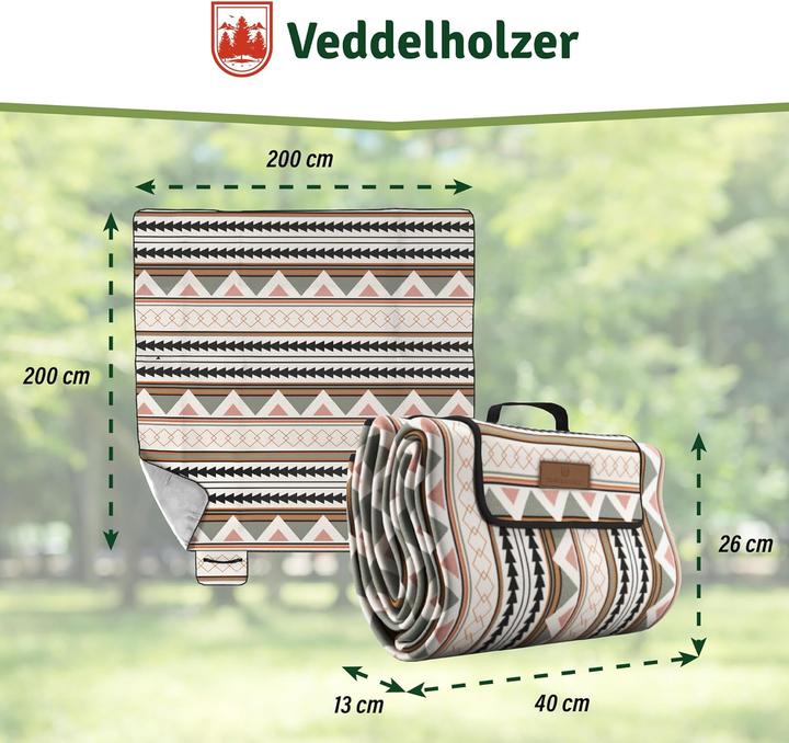 Produktbild Veddelholzer Boho Picknickdecke XXL
