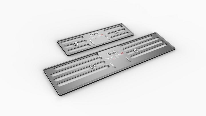 Produktbild Grey Sheep Nummerrahmen (Front + Heck, Langformat)
