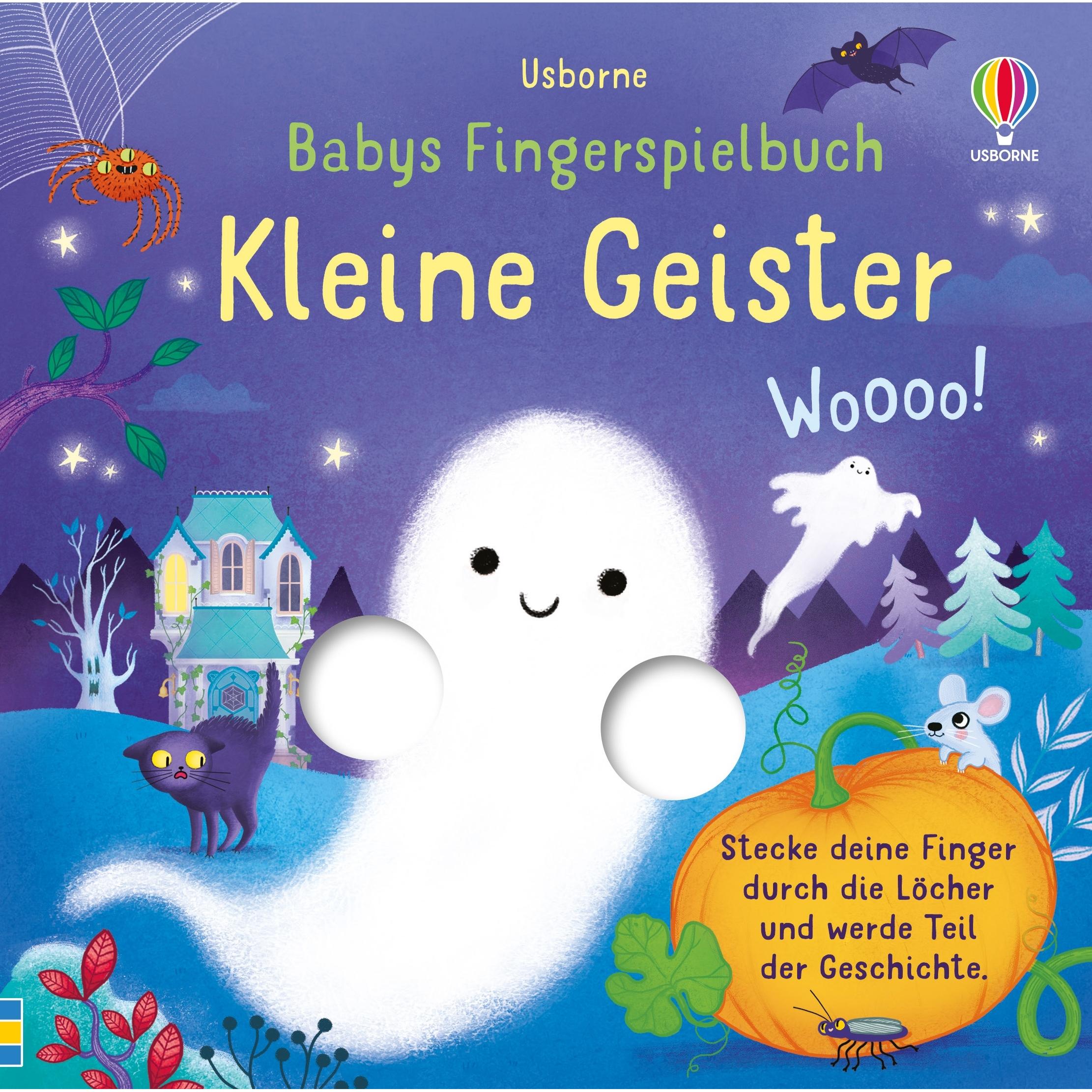 Usborne Publishing, Libro bebè, Babys Fingerspielbuch: Kleine Geister (Tedesco)