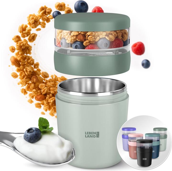 Produktbild Lebenlang Müslibecher To Go mit Löffel