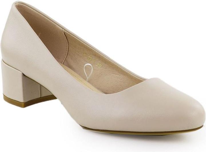 Produktbild Leone Beige Sergio PB291 block heel pumps (38)